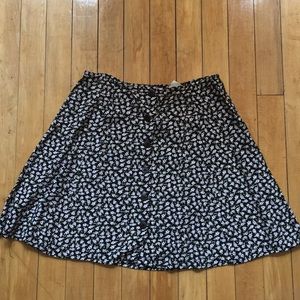Vintage? Express floral mini skirt